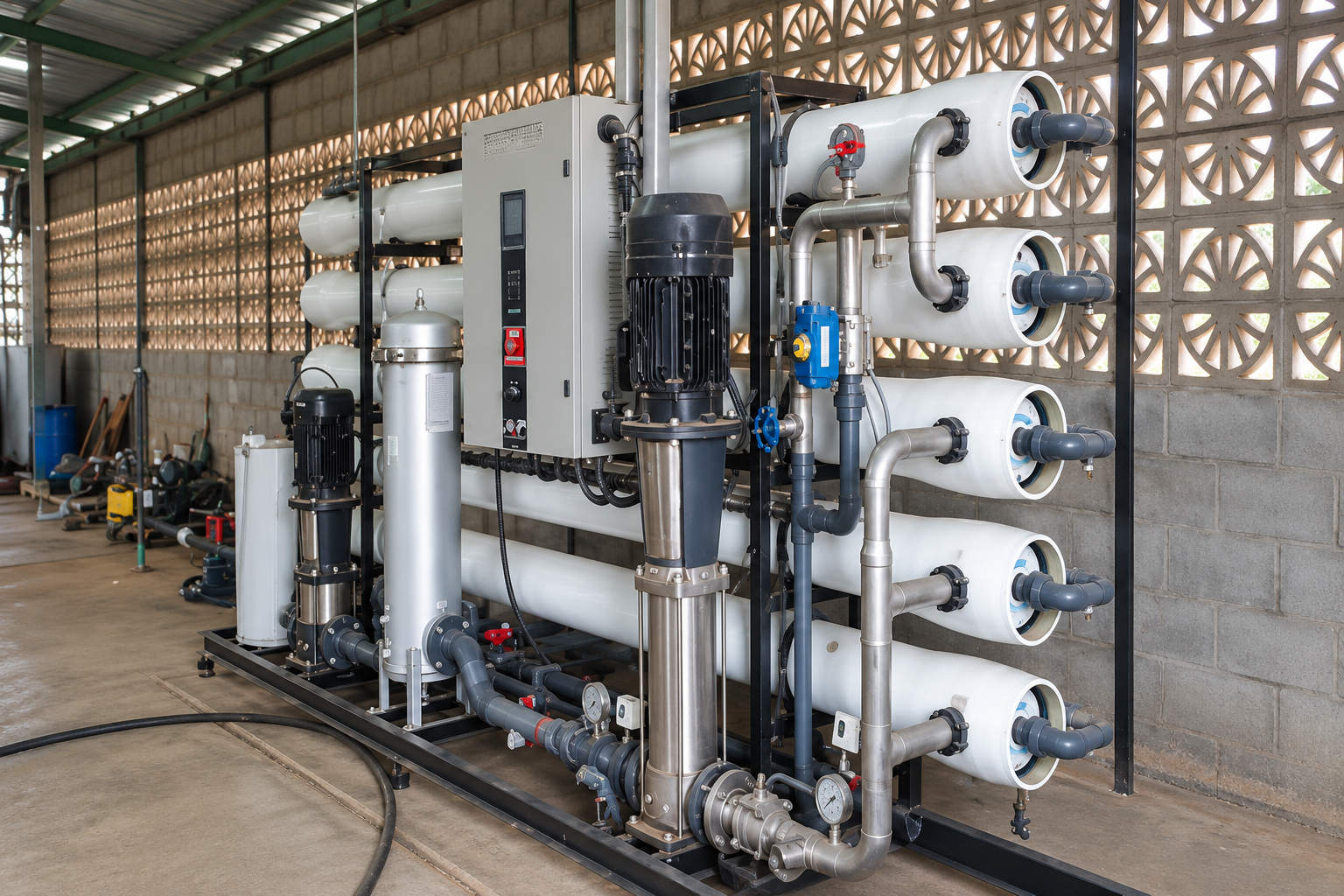 Sistema industrial de tratamiento del catálogo de AquaPros